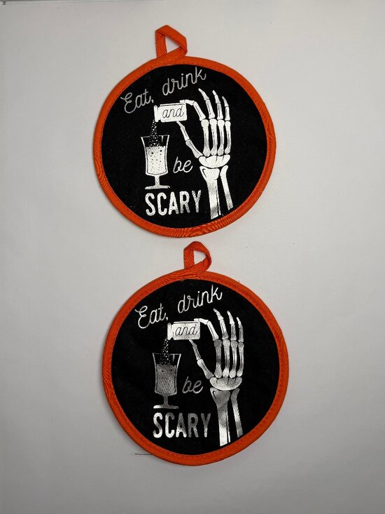 Other - Halloween Eat Drink Be Scary Design 2 Pot Holder